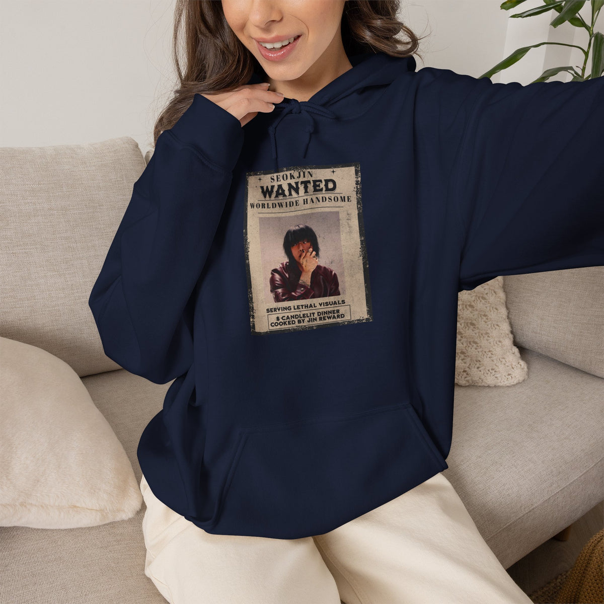 Wanted Poster Hoodie — Vintage 'Missing You' Retro Photo Pullover