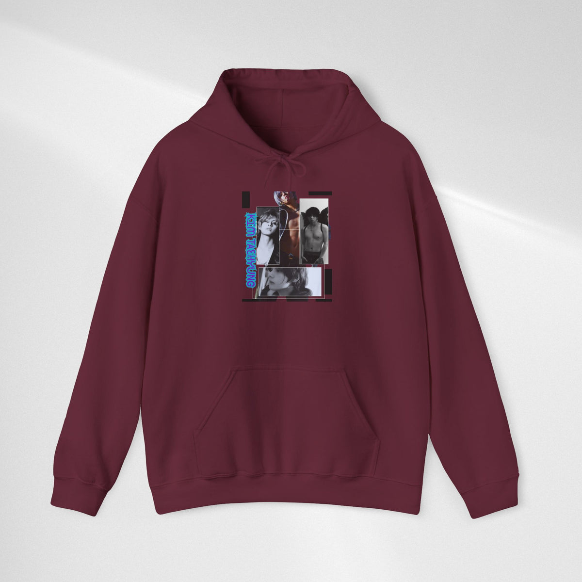 Graphic Hoodie — Photo Collage Streetwear "KIM TAEHYUNG"