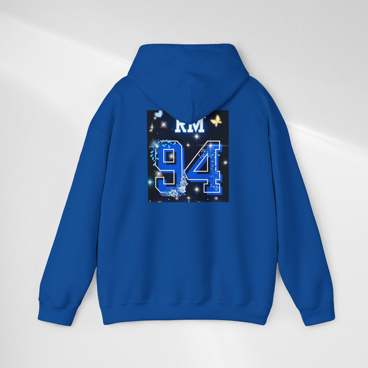 RM Photo Hoodie — Custom Back Number "94" Music Fan Pullover