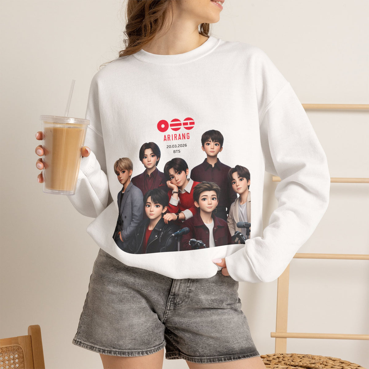 BTS GROUP Photo Crewneck Sweatshirt