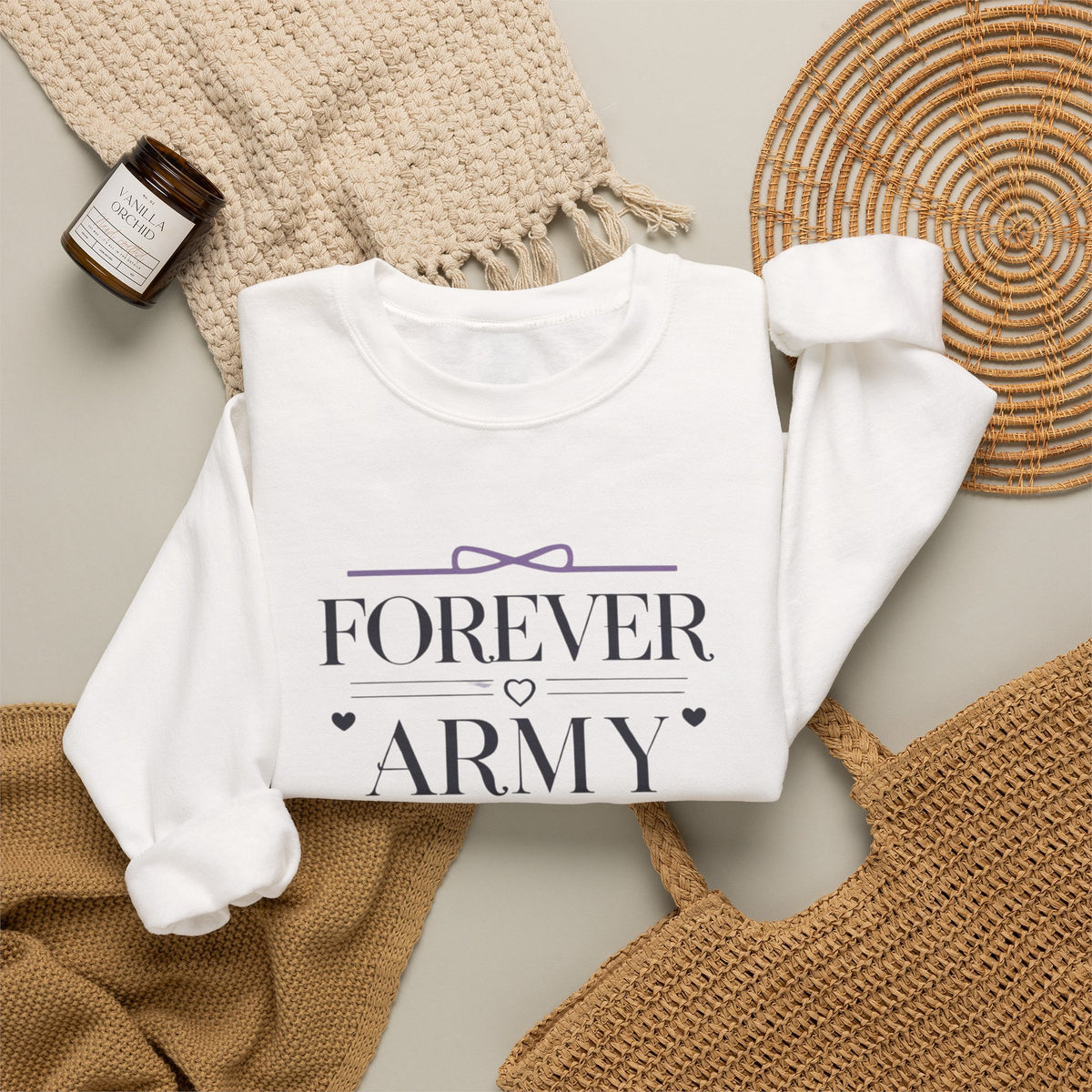 Forever Army Crewneck Sweatshirt