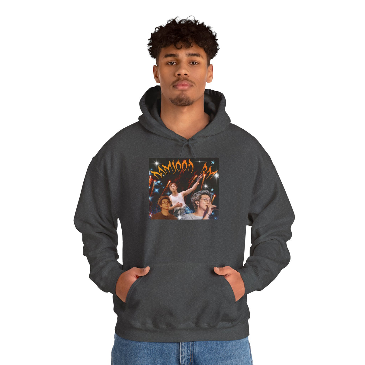 RM Photo Hoodie — Custom Back Number "94" Music Fan Pullover