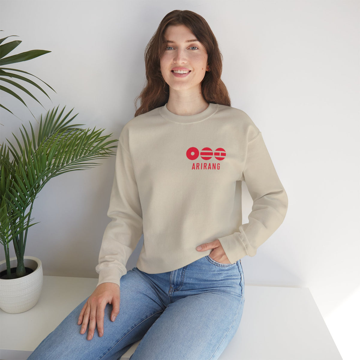 Arirang Minimalist Crewneck Sweatshirt — BTS Music