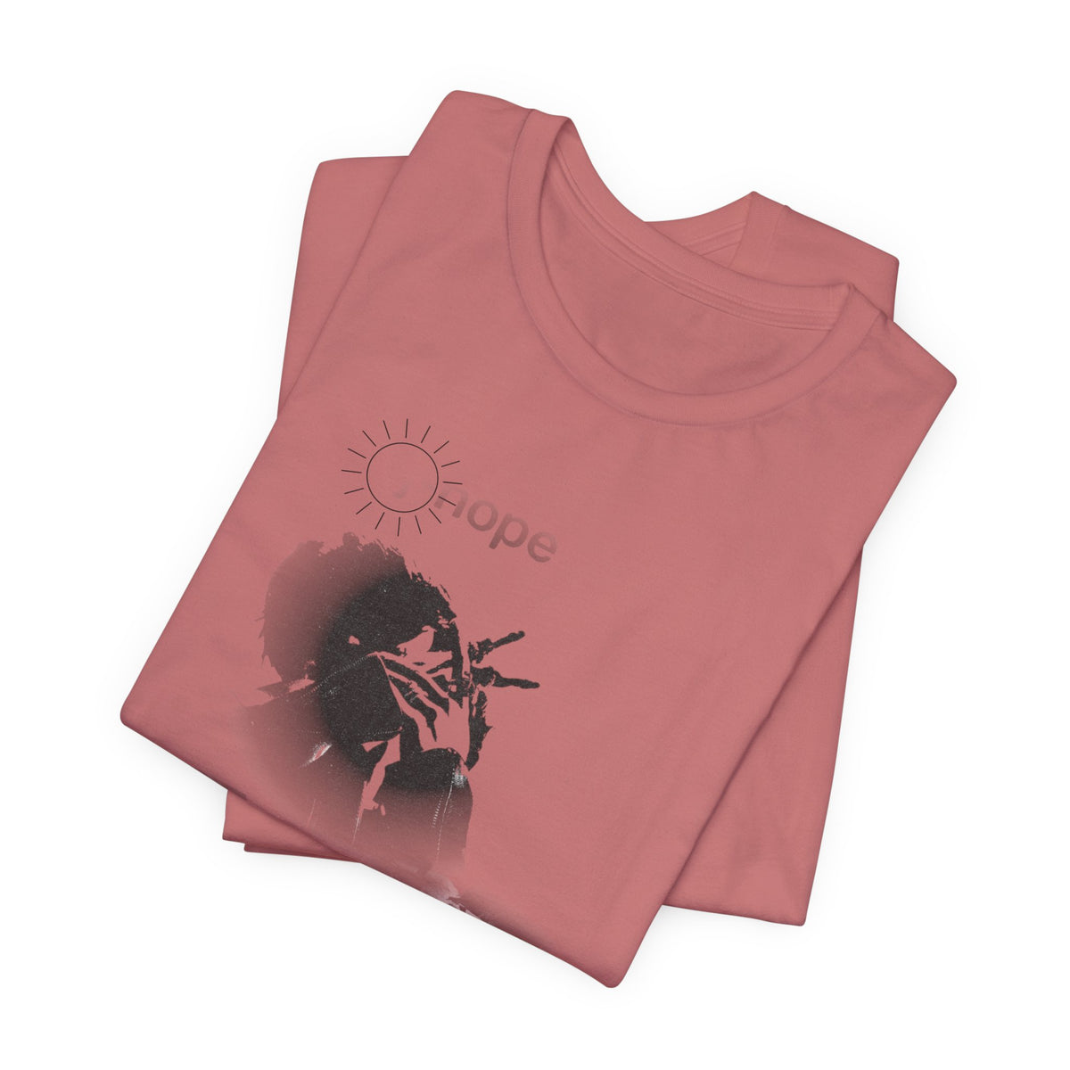 J HOPE T-Shirt — Grunge Black & White Band Photo Tee (Hope)