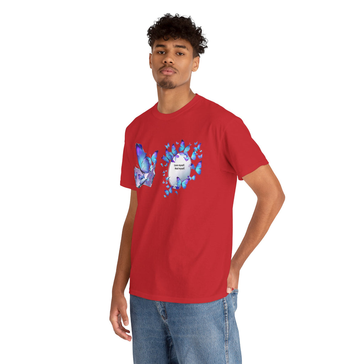 Butterfly Graphic Tee — BTS  Butterflies 'Beautiful' Design