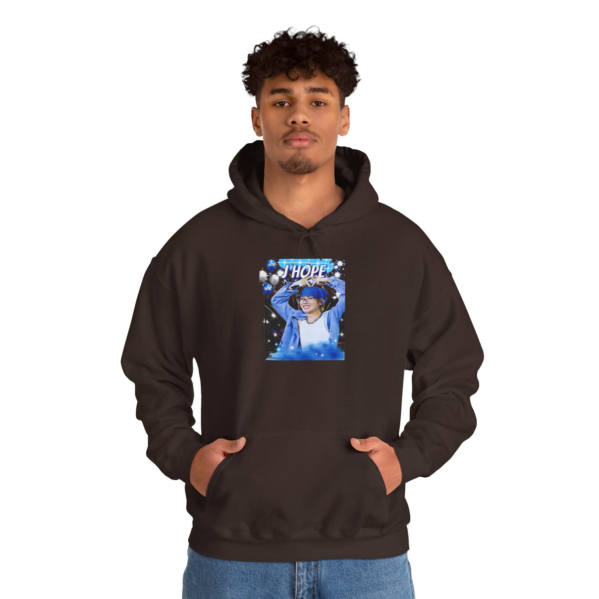 J-Hope 94 Blue Graphic Hoodie