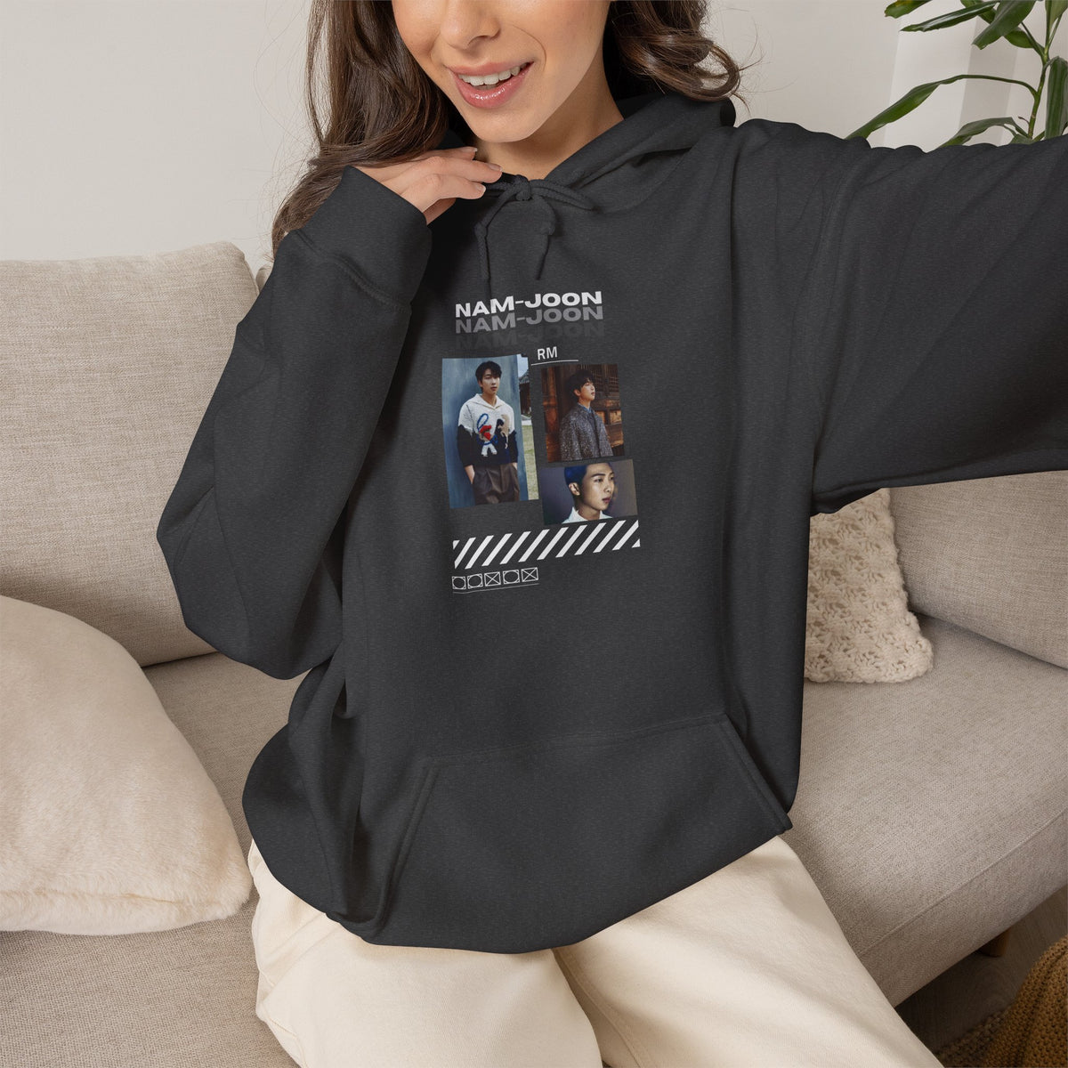Namjoon Photo Collage Hoodie — RM Aesthetic BTS Hoodie