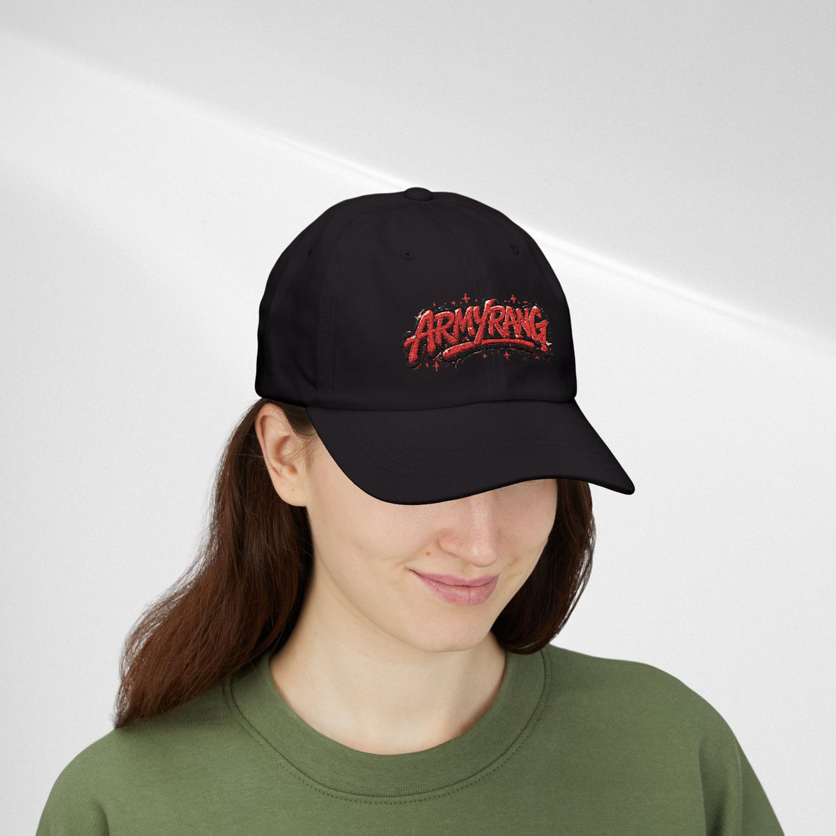 Armyrang Red Graffiti BTS Cap