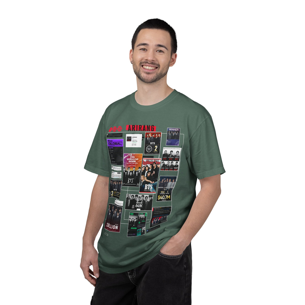 BTS Wins Collage T-Shirt — BTS Moments Graphic Tee