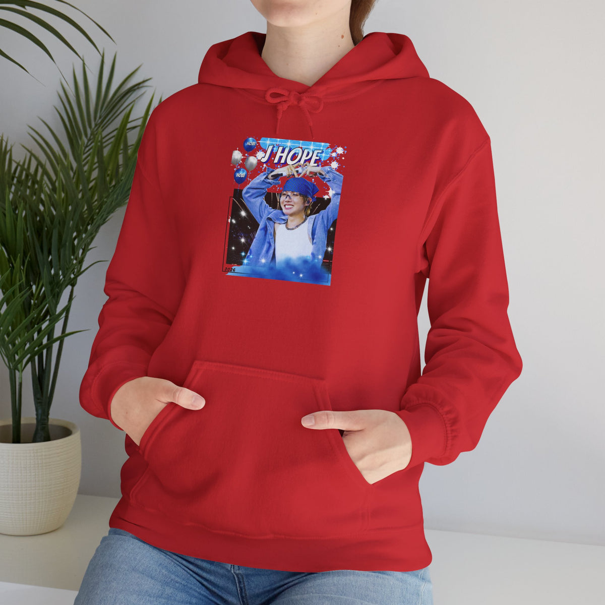 J-Hope 94 Blue Graphic Hoodie
