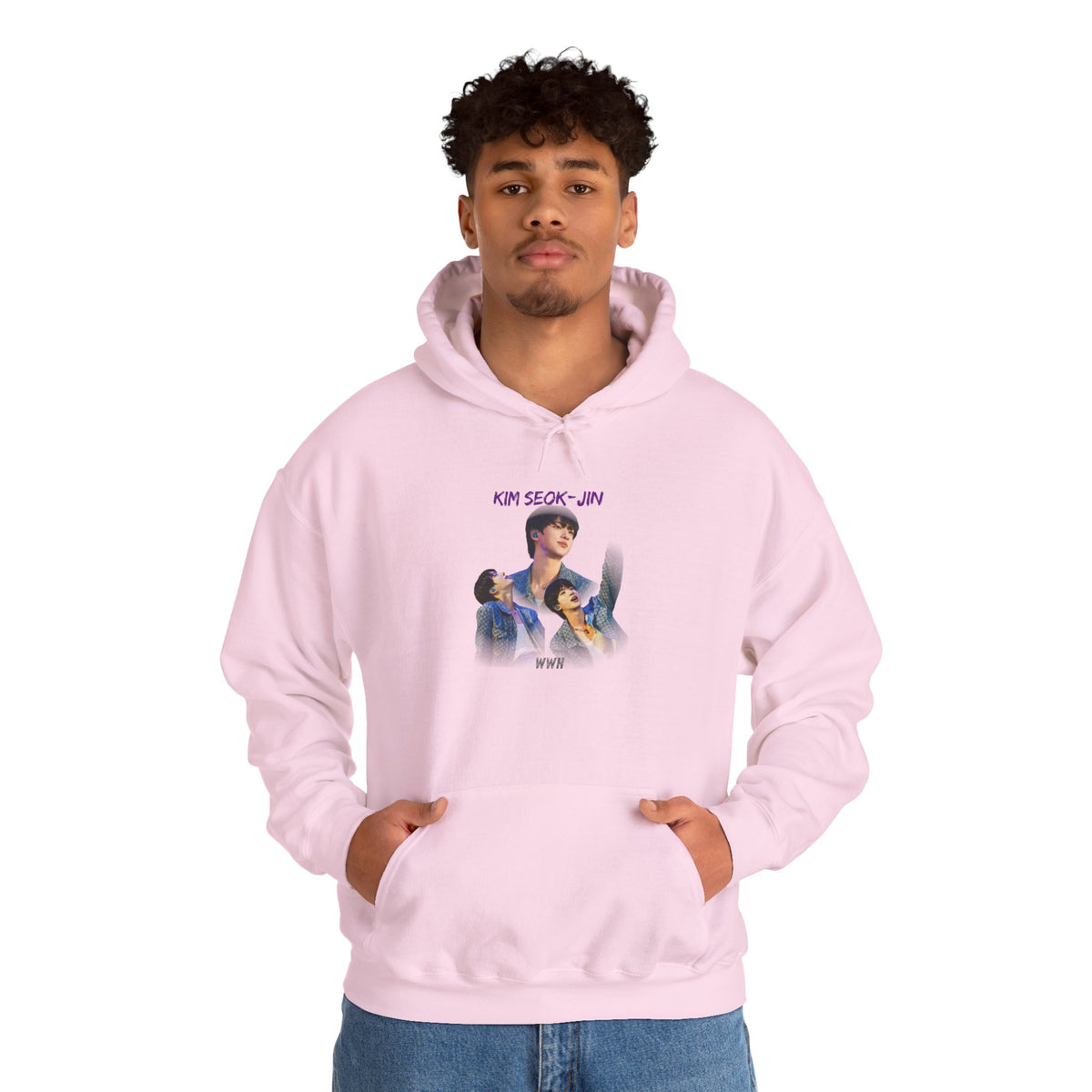 Kim Seok-jin (Jin) Photo Collage Hoodie — K-Pop Idol Fan Sweatshirt