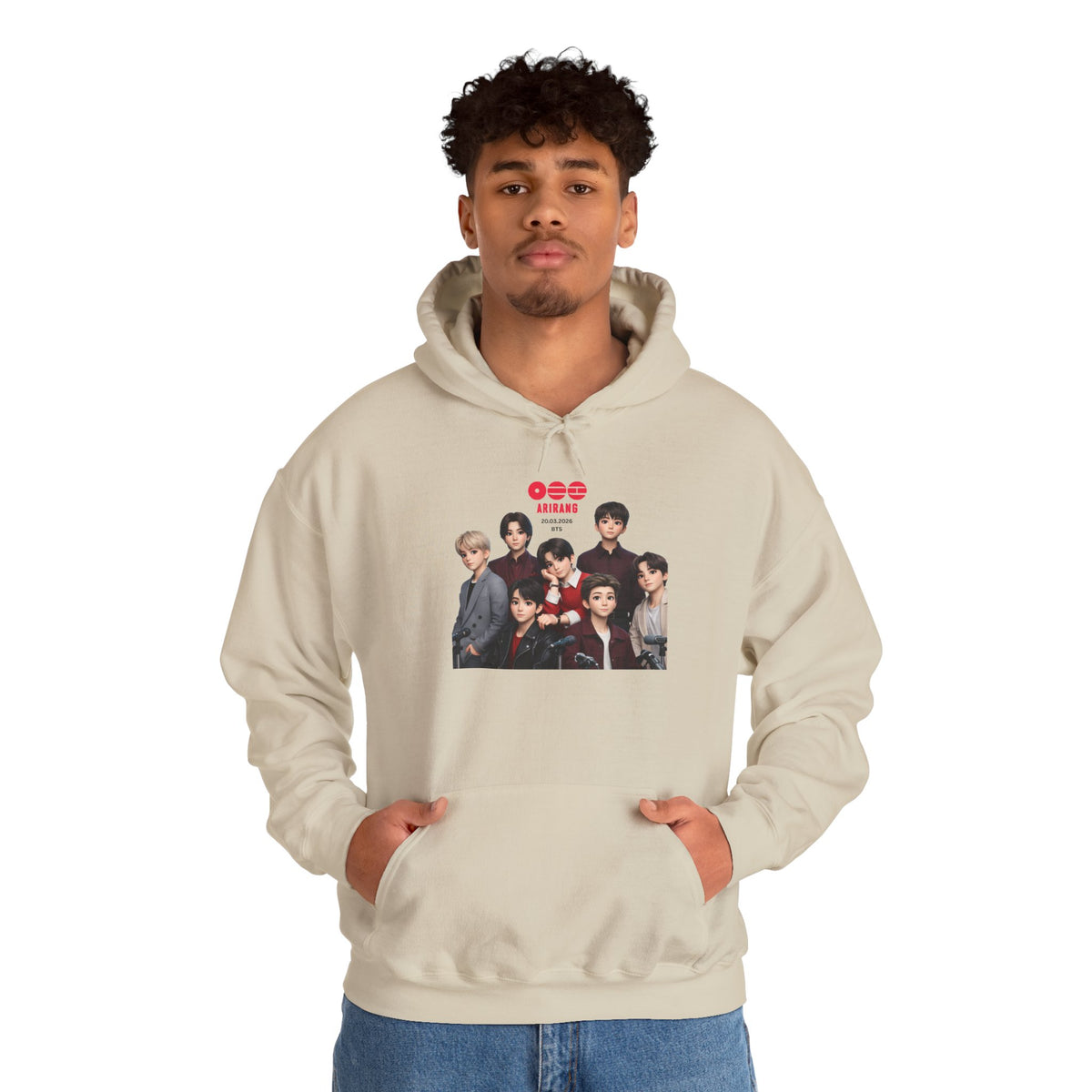 BTS K-Pop Group Photo Hoodie —  Tour Hoodie