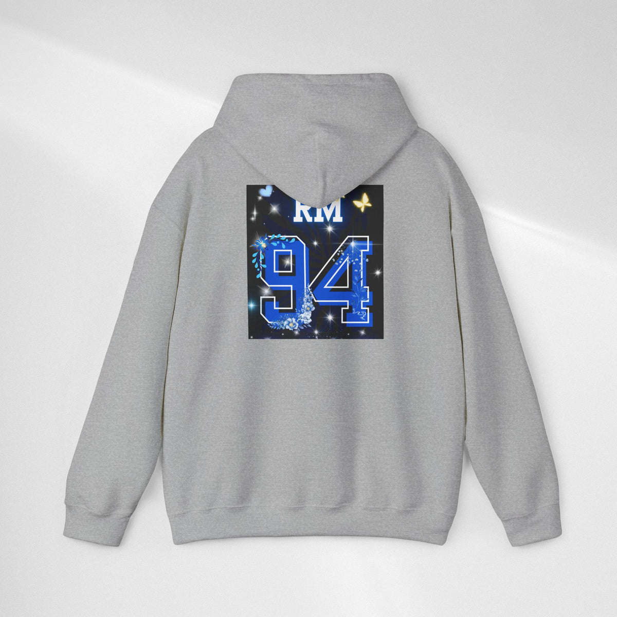 RM Photo Hoodie — Custom Back Number "94" Music Fan Pullover
