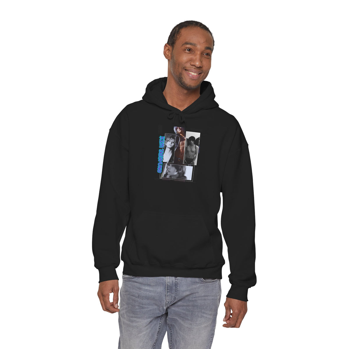 Graphic Hoodie — Photo Collage Streetwear "KIM TAEHYUNG"