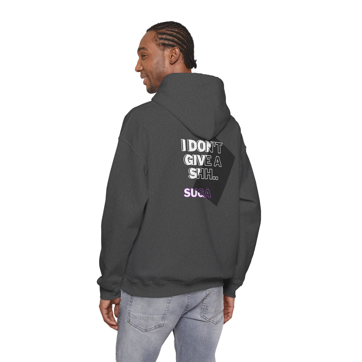 Graphic Hoodie — "I Don't Give a Sh... Suga" Bold Streetwear Pullover