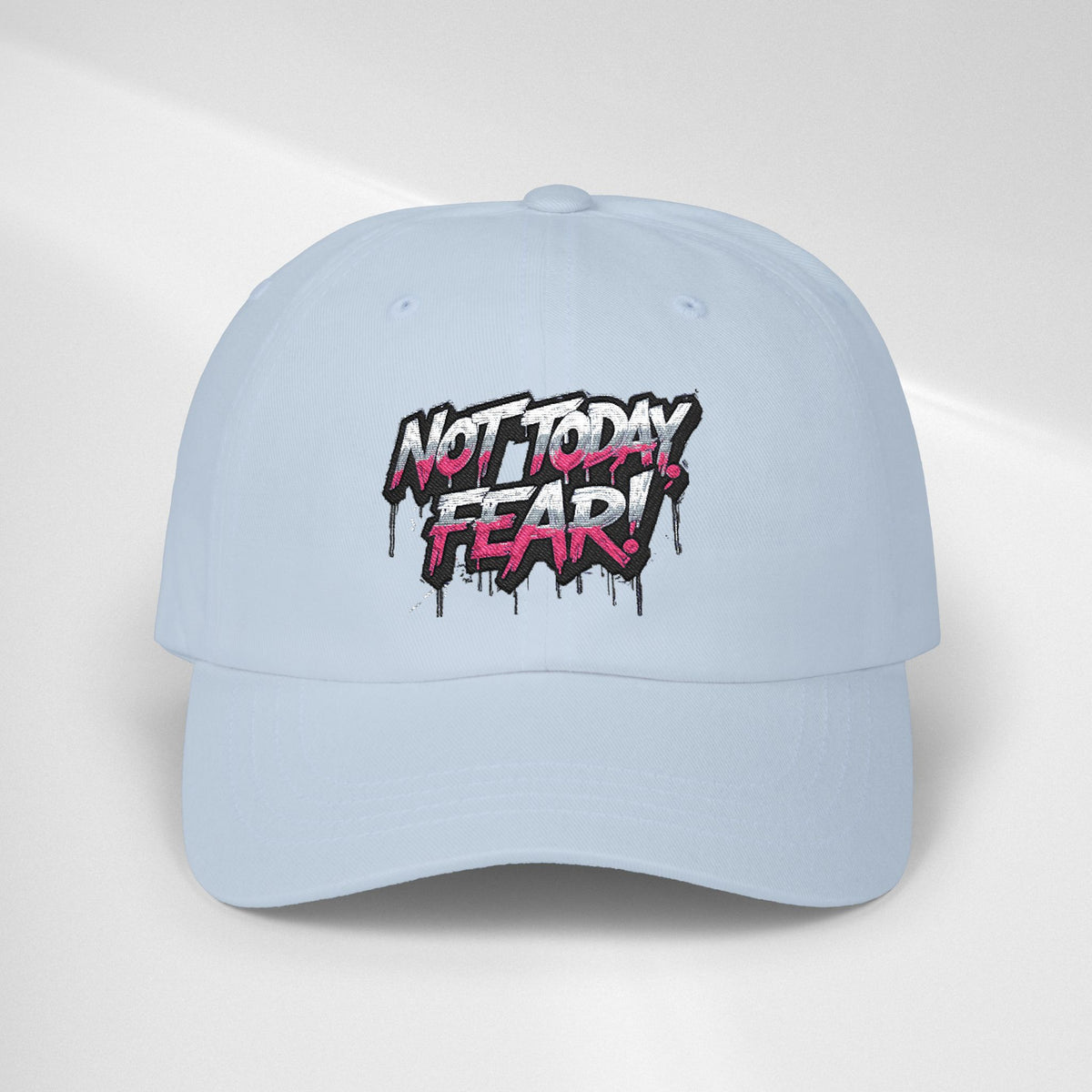 BTS Cap — "Not Today Fear" Embroidered Streetwear Hat
