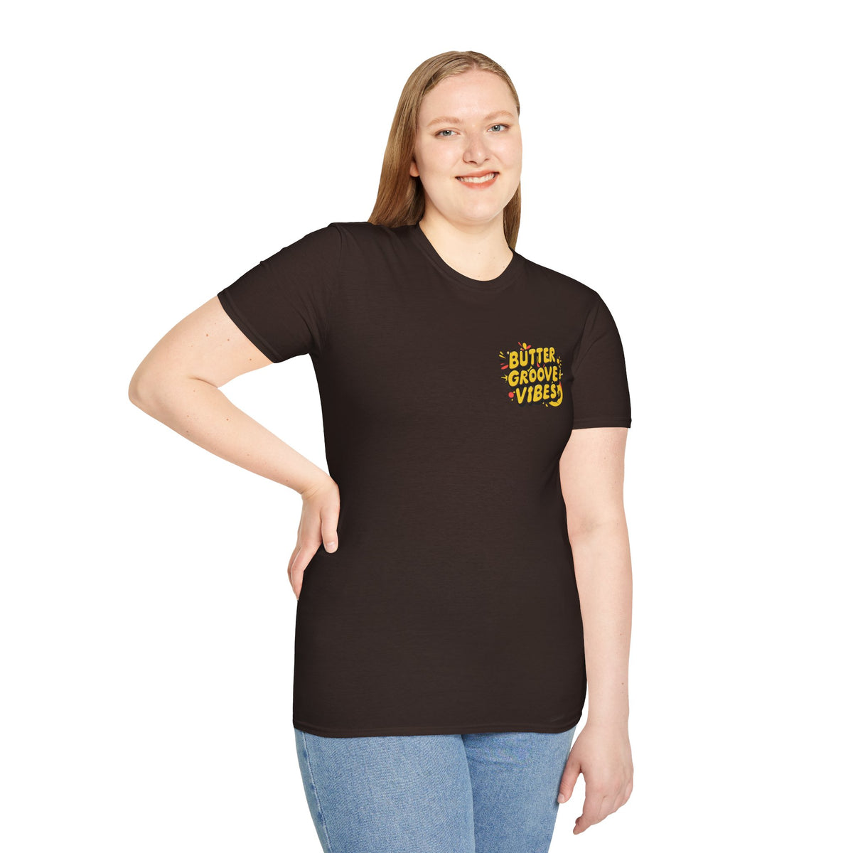 T-Shirt — "Butter Groove Vibes" Retro Graphic Tee