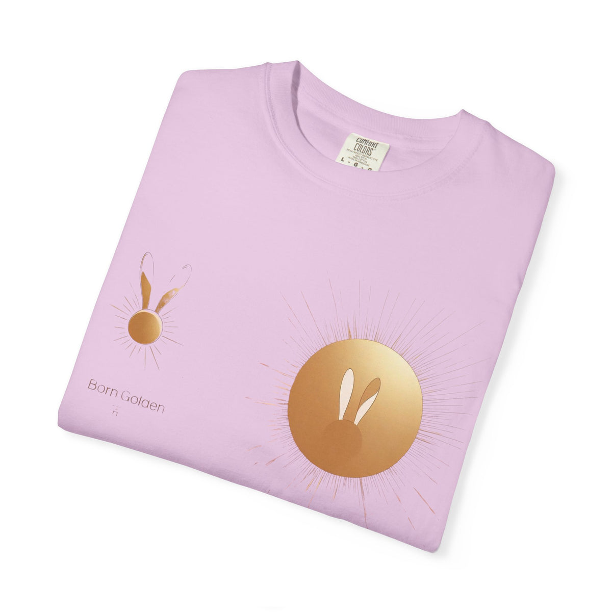 JK Gold Bunny Minimalist T-Shirt