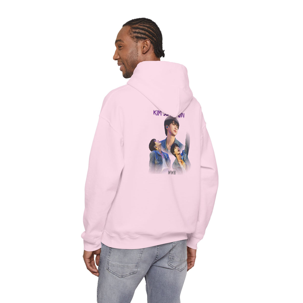Kim Seok-jin (Jin) Photo Collage Hoodie — K-Pop Idol Fan Sweatshirt