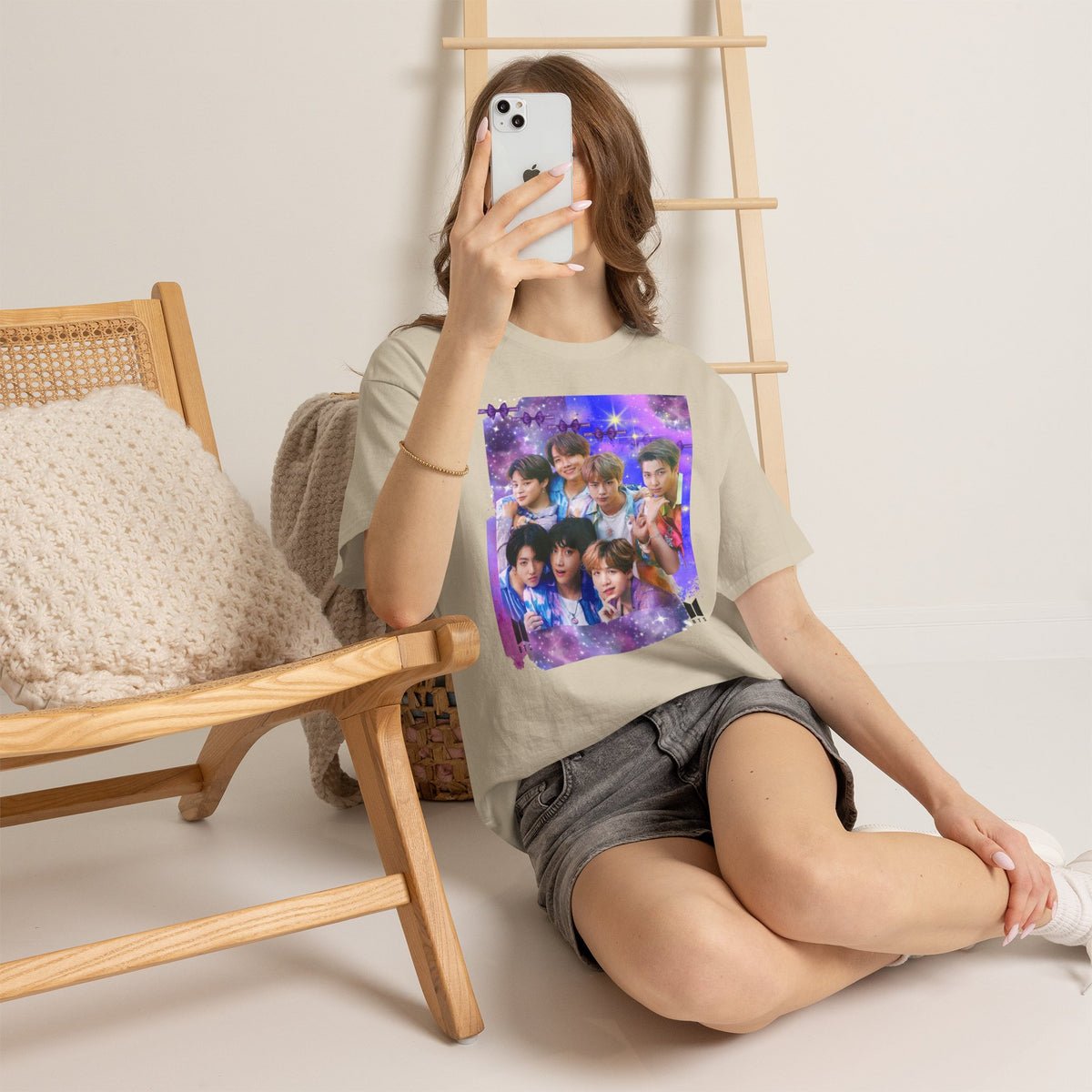 BTS Galaxy Photo Tee
