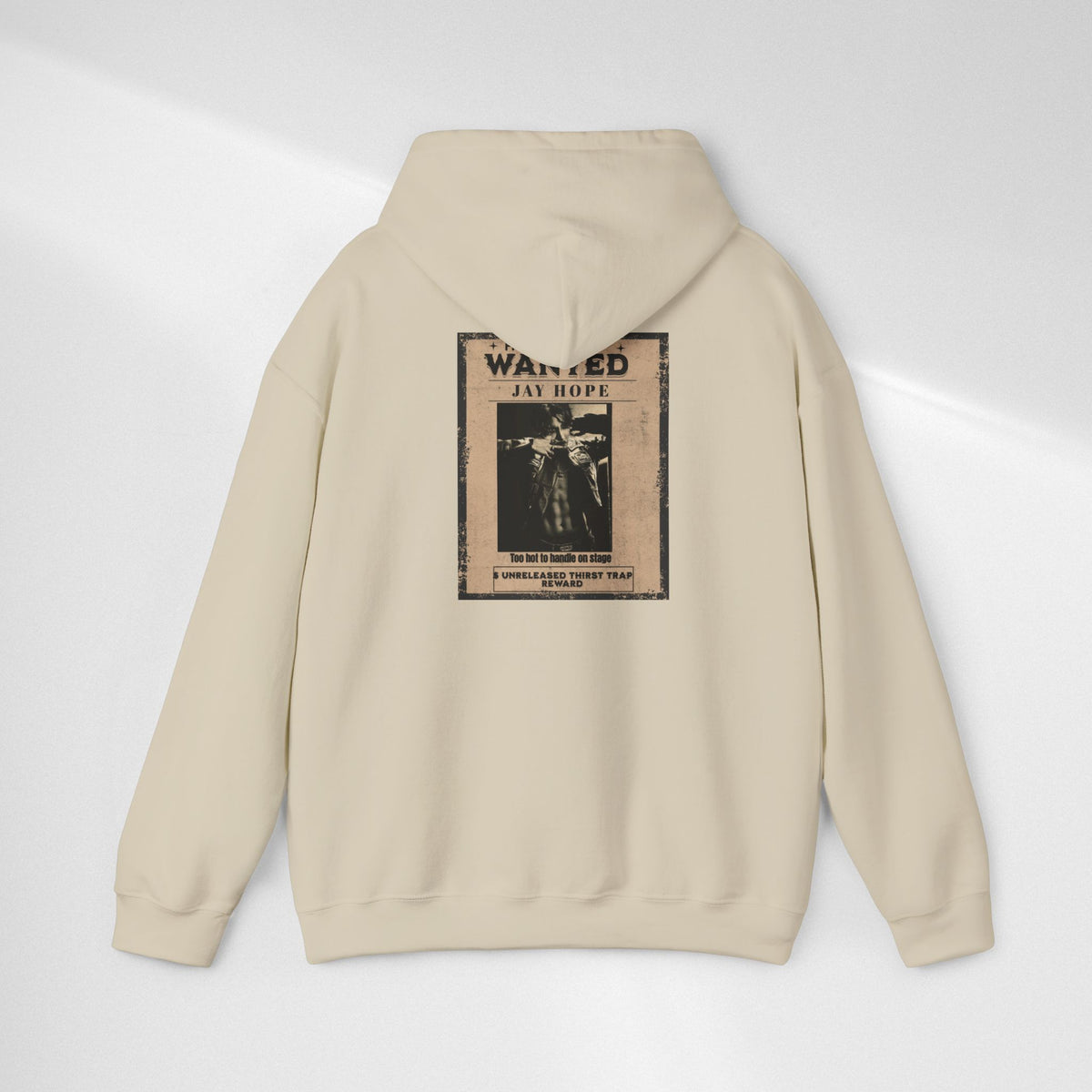 Wanted Poster Hoodie - Vintage 'WANTED: Jay Hope' Graphic Sweatshirt