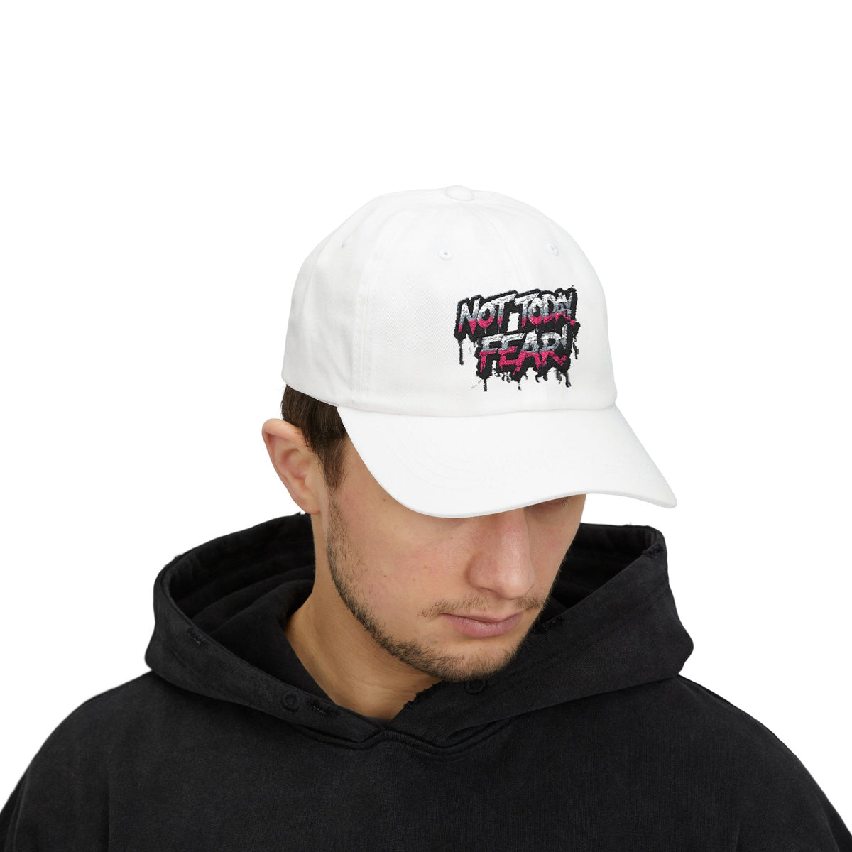 BTS Cap — "Not Today Fear" Embroidered Streetwear Hat