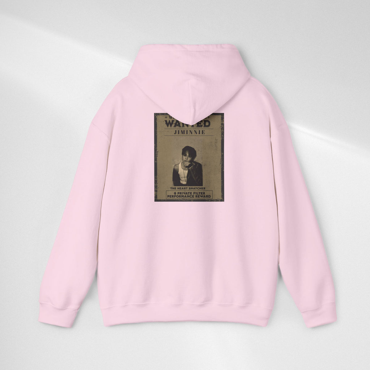 Jimmie Hoodie — "WANTED: Amnesie" Vintage Poster Graphic Hoodie