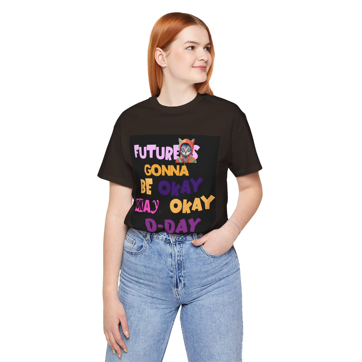 T-Shirt — "Future's Gonna Be Okay" Inspirational Graphic Tee