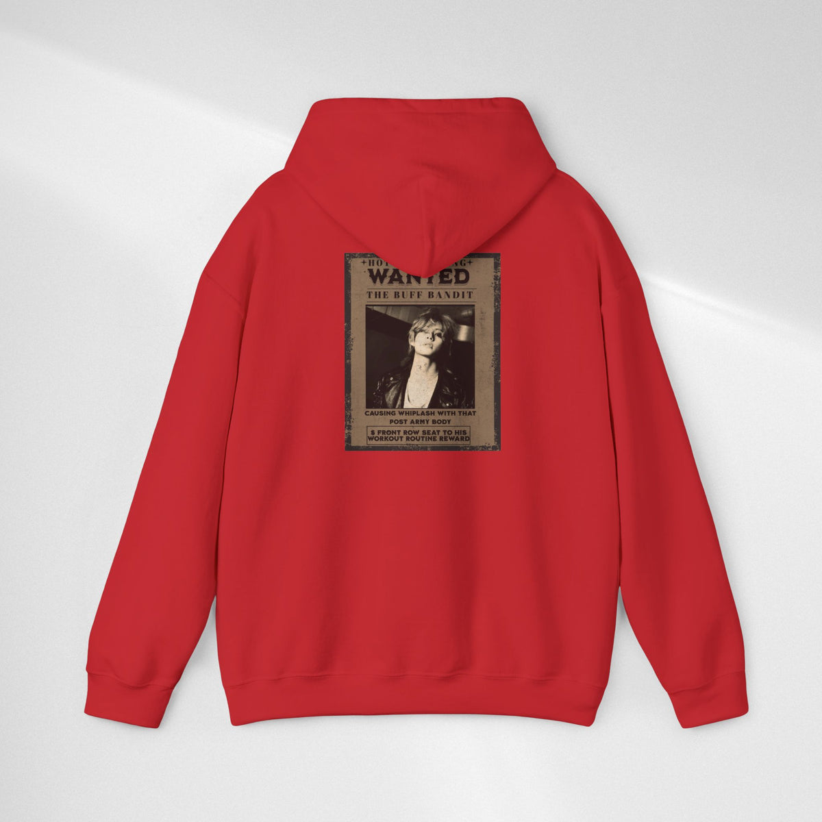 Vintage 'WANTED' Poster Hoodie — Retro V Design