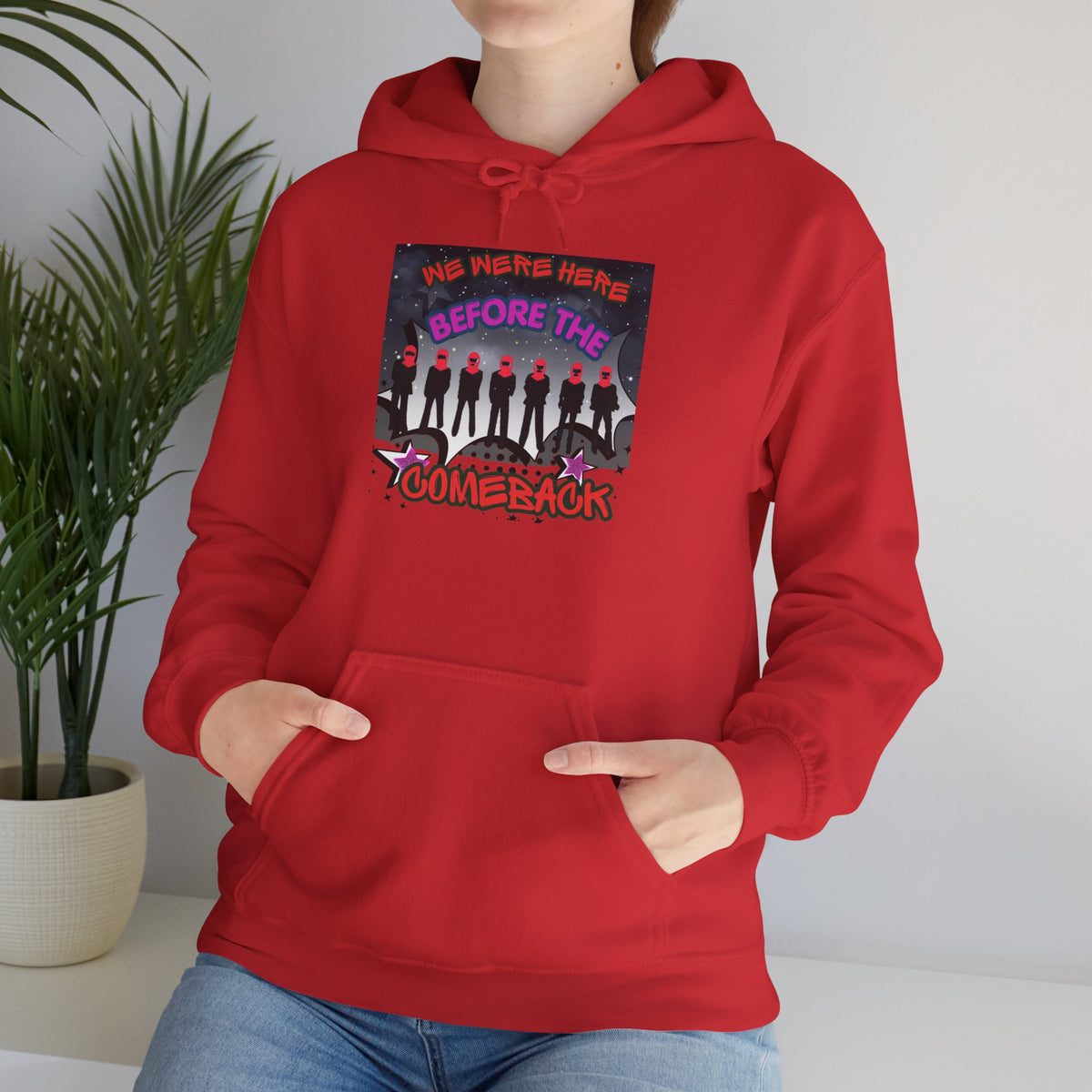 Hoodie — BTS  The Comeback" Retro Space Silhouette Hoodie