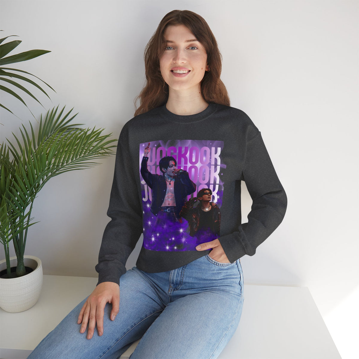 Jungkook 97 Crewneck Sweatshirt — K-Pop Fan Sweatshirt