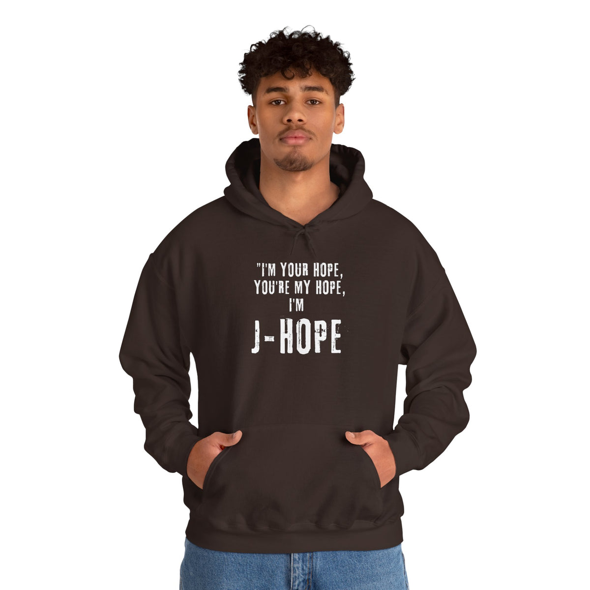 J-Hope Quote Hoodie — "I'm Your Hope, You're My Hope" K-Pop Pullover