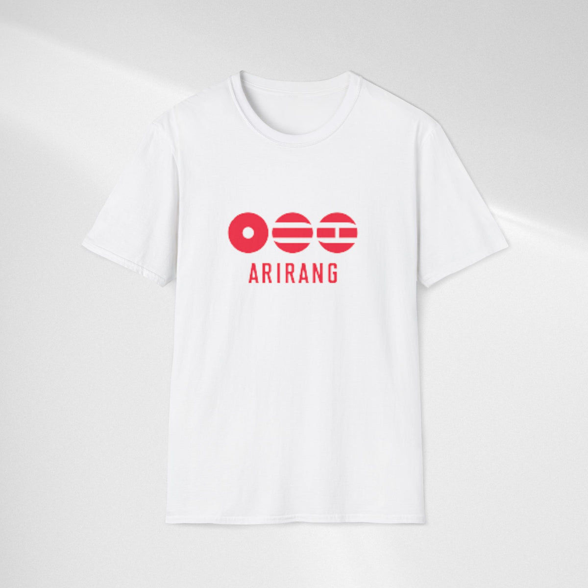 Arirang BTS T-Shirt — Retro Red Logo Tee