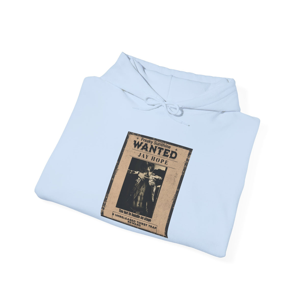 Wanted Poster Hoodie - Vintage 'WANTED: Jay Hope' Graphic Sweatshirt