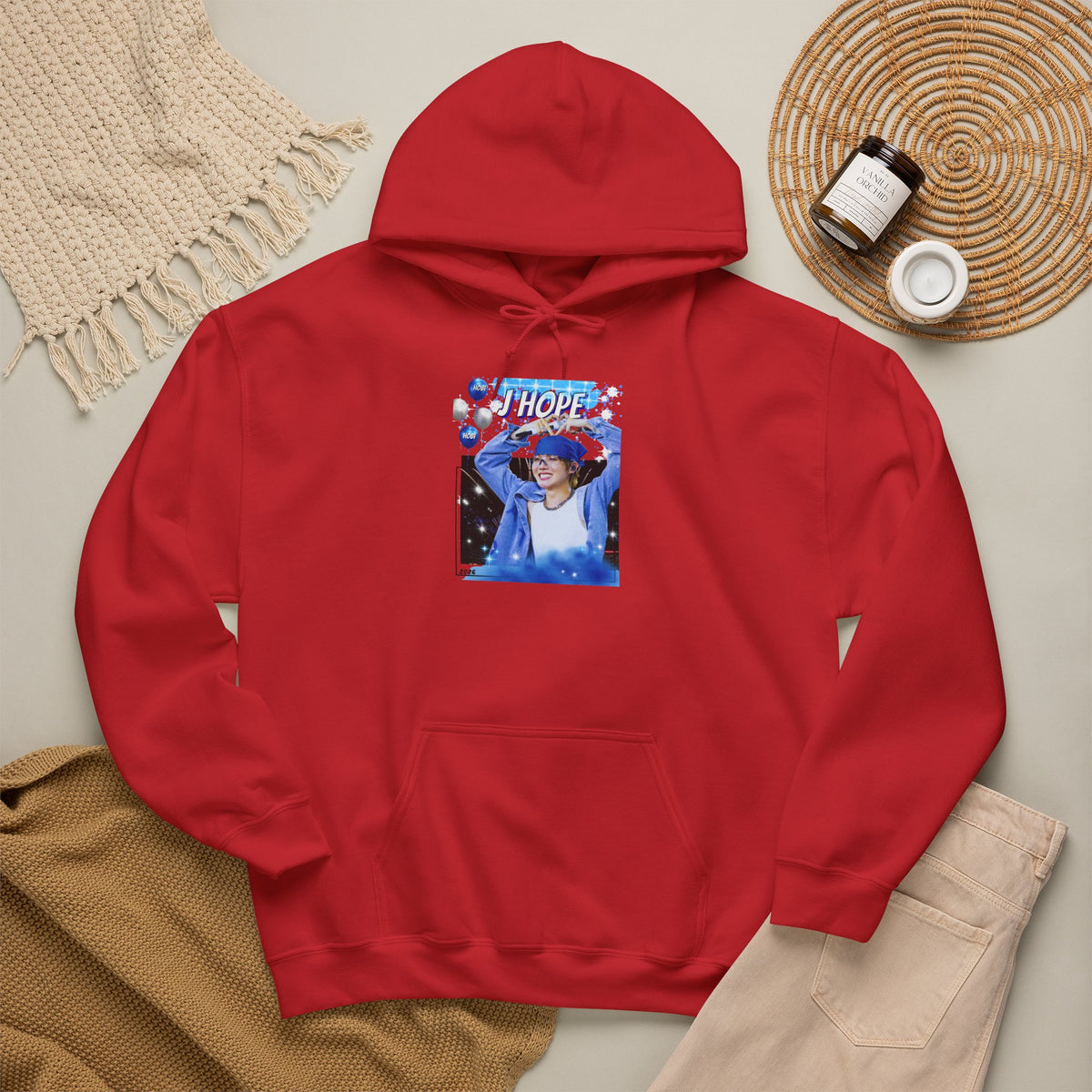 J-Hope 94 Blue Graphic Hoodie