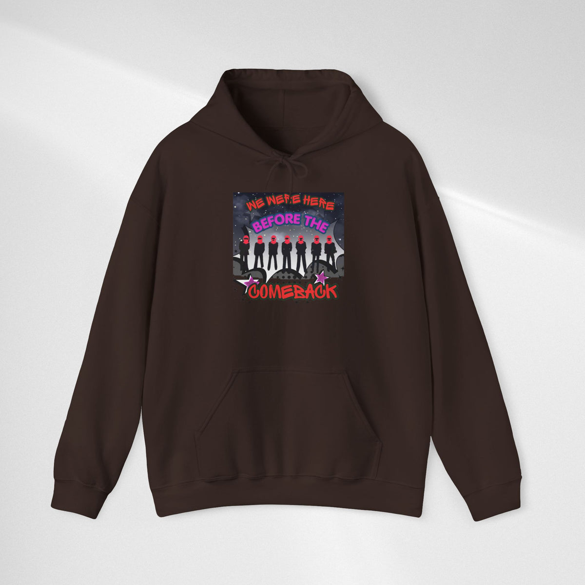 Hoodie — BTS  The Comeback" Retro Space Silhouette Hoodie