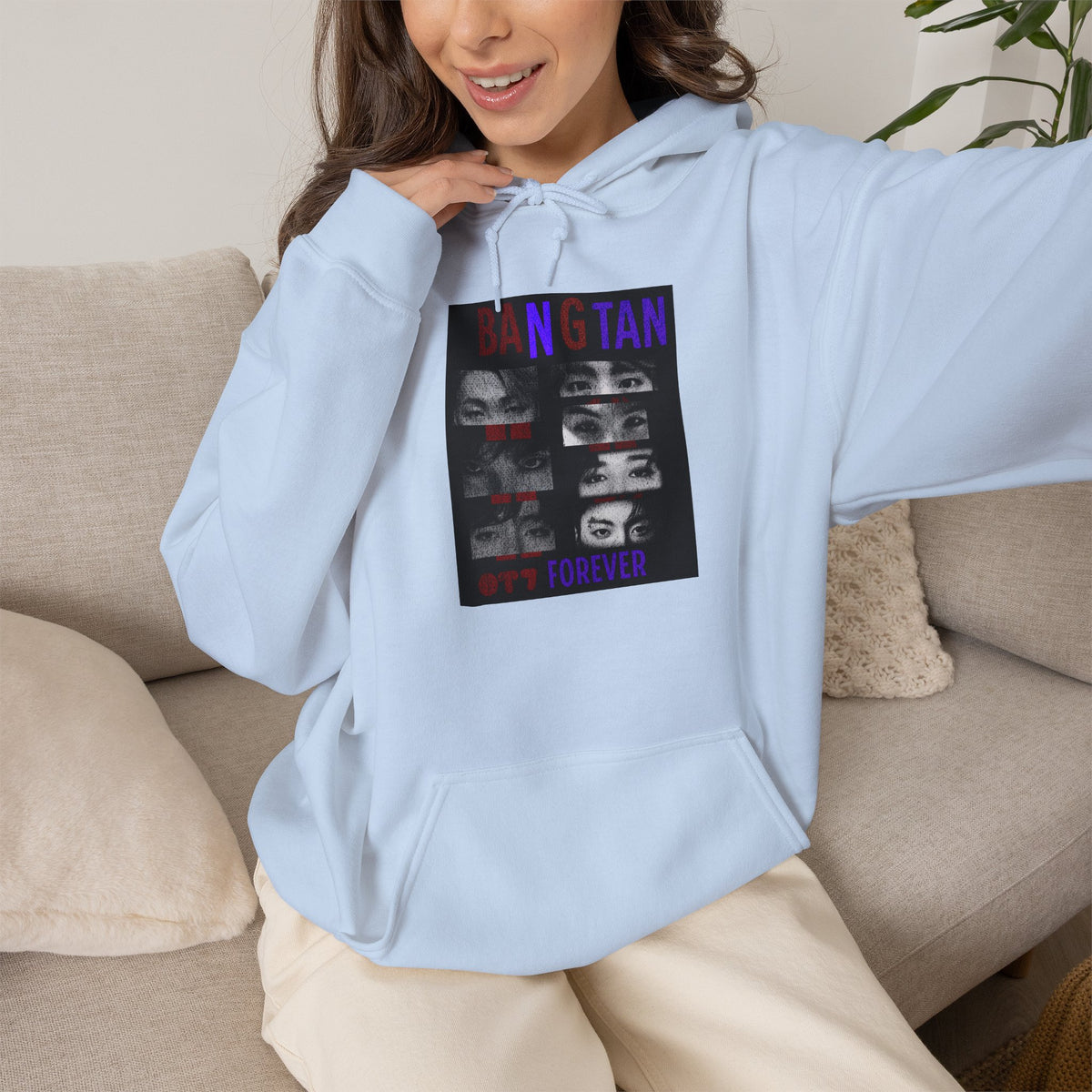 BTS 'Bangtan' Photo Collage Hoodie –BTS  K-Pop Fan Sweatshirt
