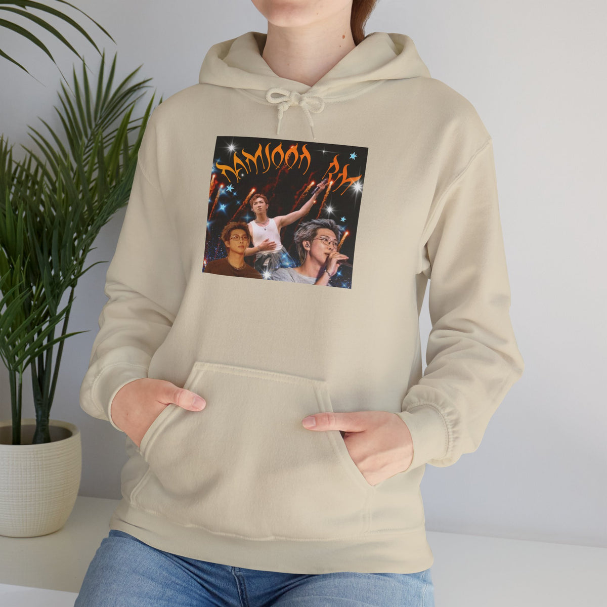 RM Photo Hoodie — Custom Back Number "94" Music Fan Pullover