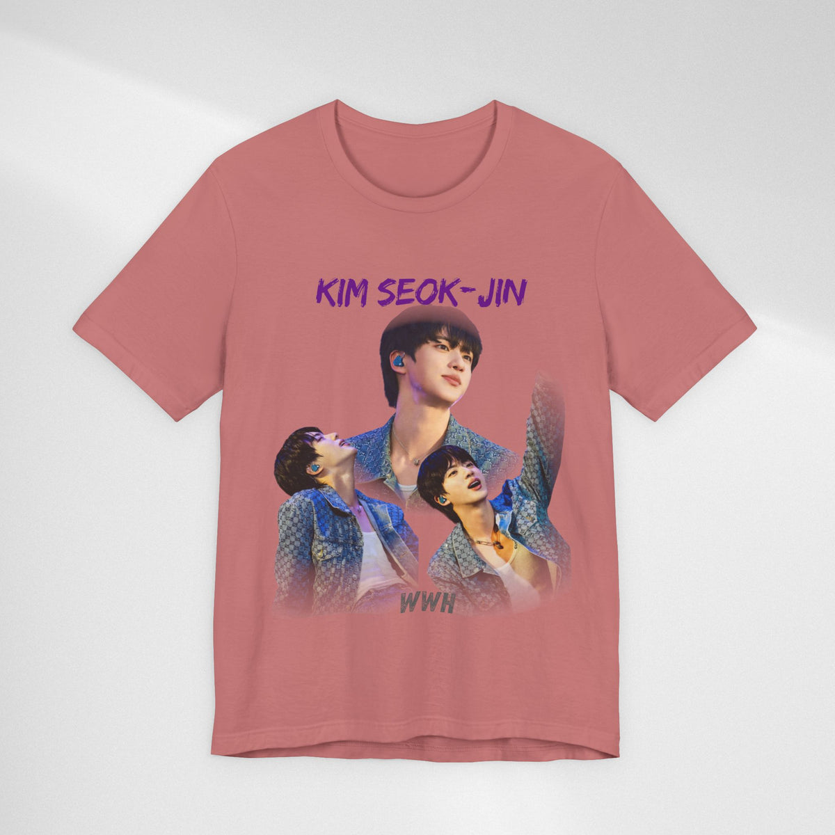 Jin (Kim Seok-jin) Fan Tee — K‑Pop BTS Portrait Graphic T‑Shirt