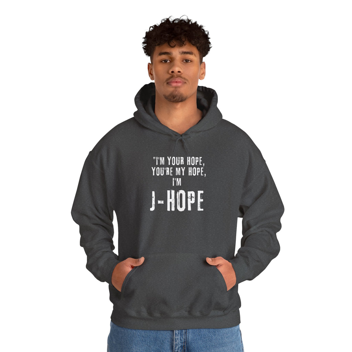 J-Hope Quote Hoodie — "I'm Your Hope, You're My Hope" K-Pop Pullover