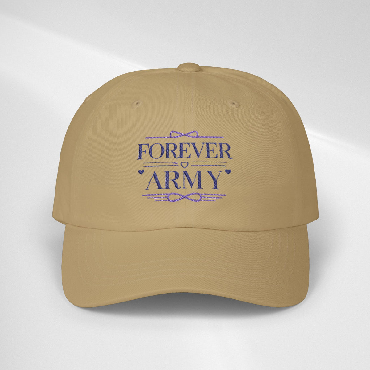 Forever Army BTS Cap –  Embroidered Baseball Hat