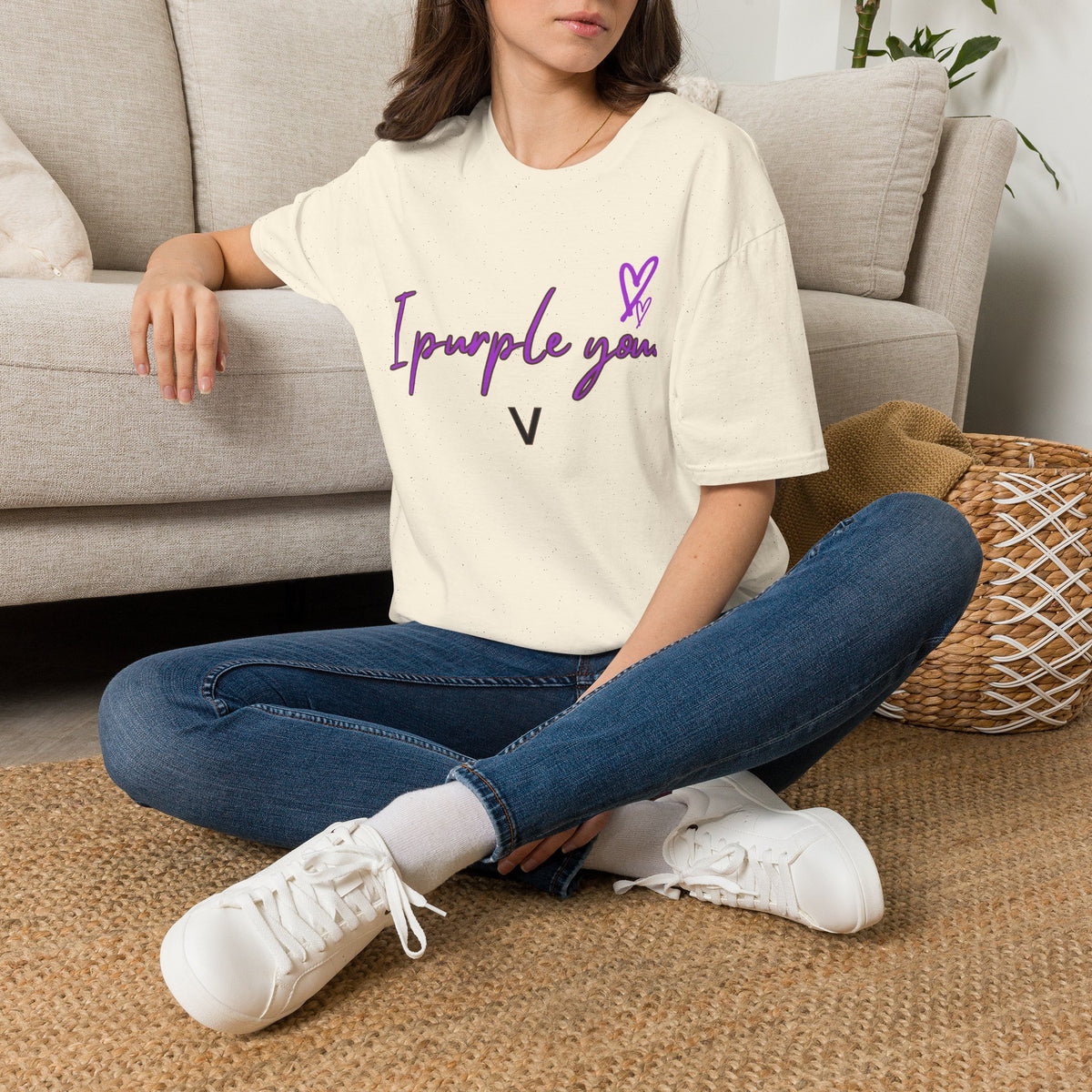 I Purple You T-Shirt — K-Pop Inspired Heart Graphic Tee
