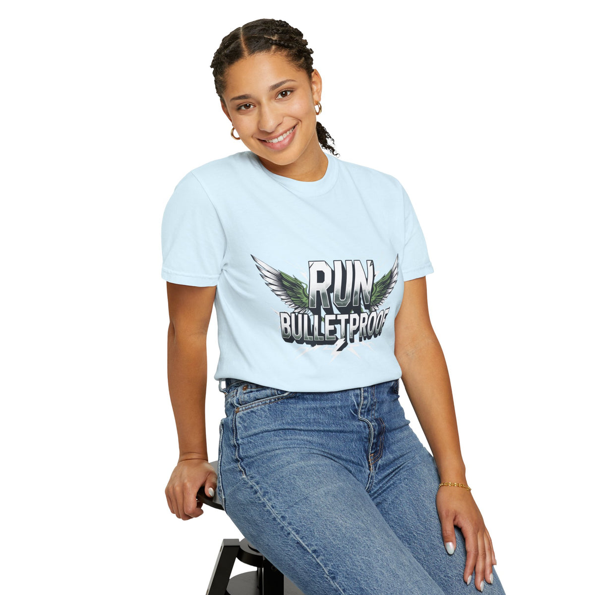 Run Bulletproof T-Shirt — BTS Graphic Fitness Tee