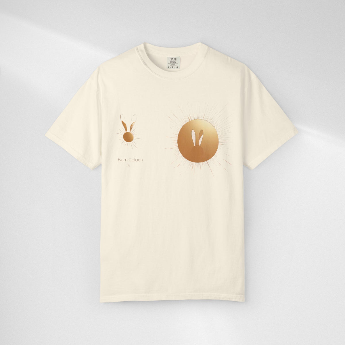 JK Gold Bunny Minimalist T-Shirt
