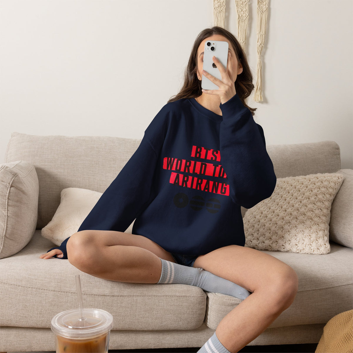 World Tour Arirang Crewneck Sweatshirt — BTS Concert Tour Pullover