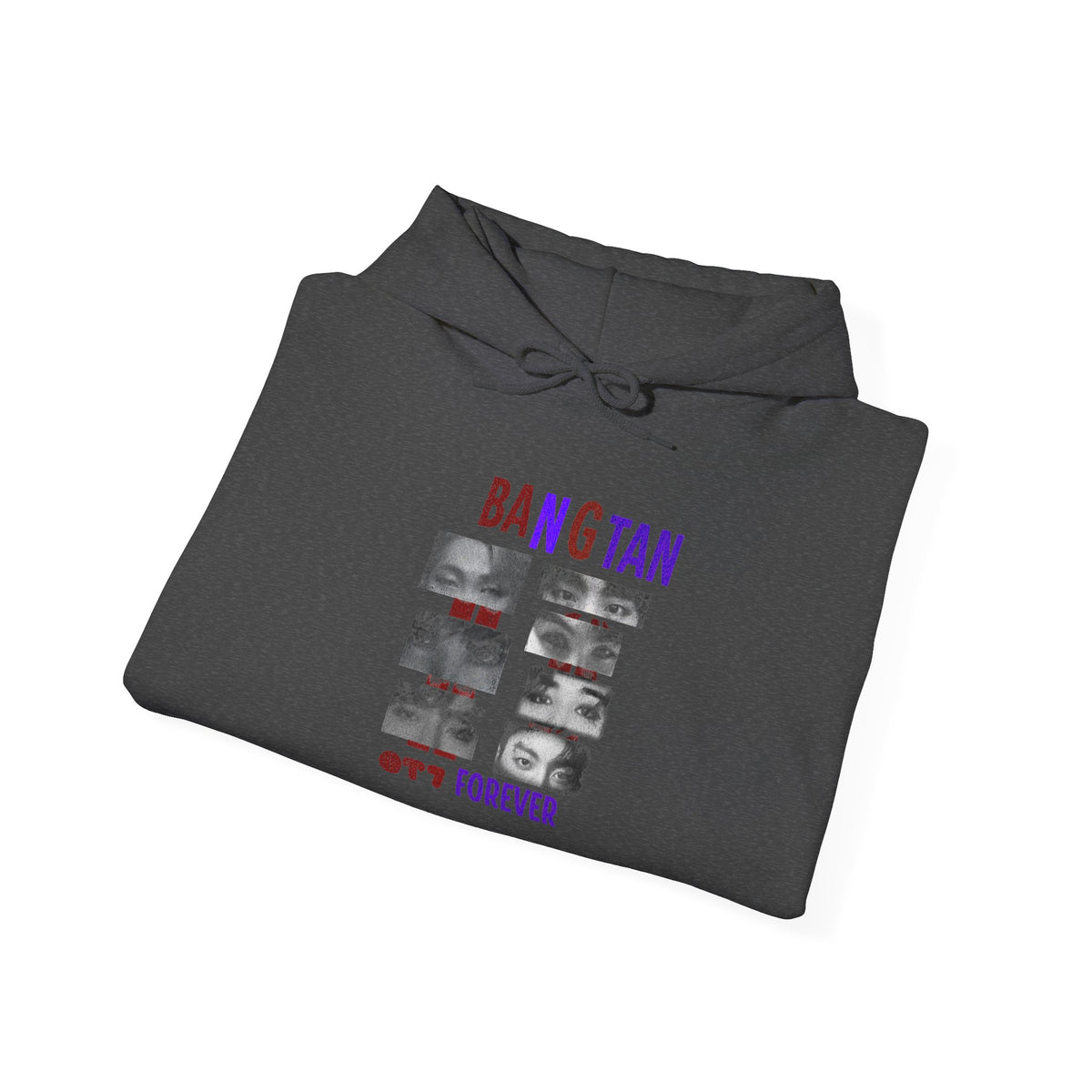 Bangtan Photocollage Hoodie — BTS Eyes Forever Fan Sweatshirt