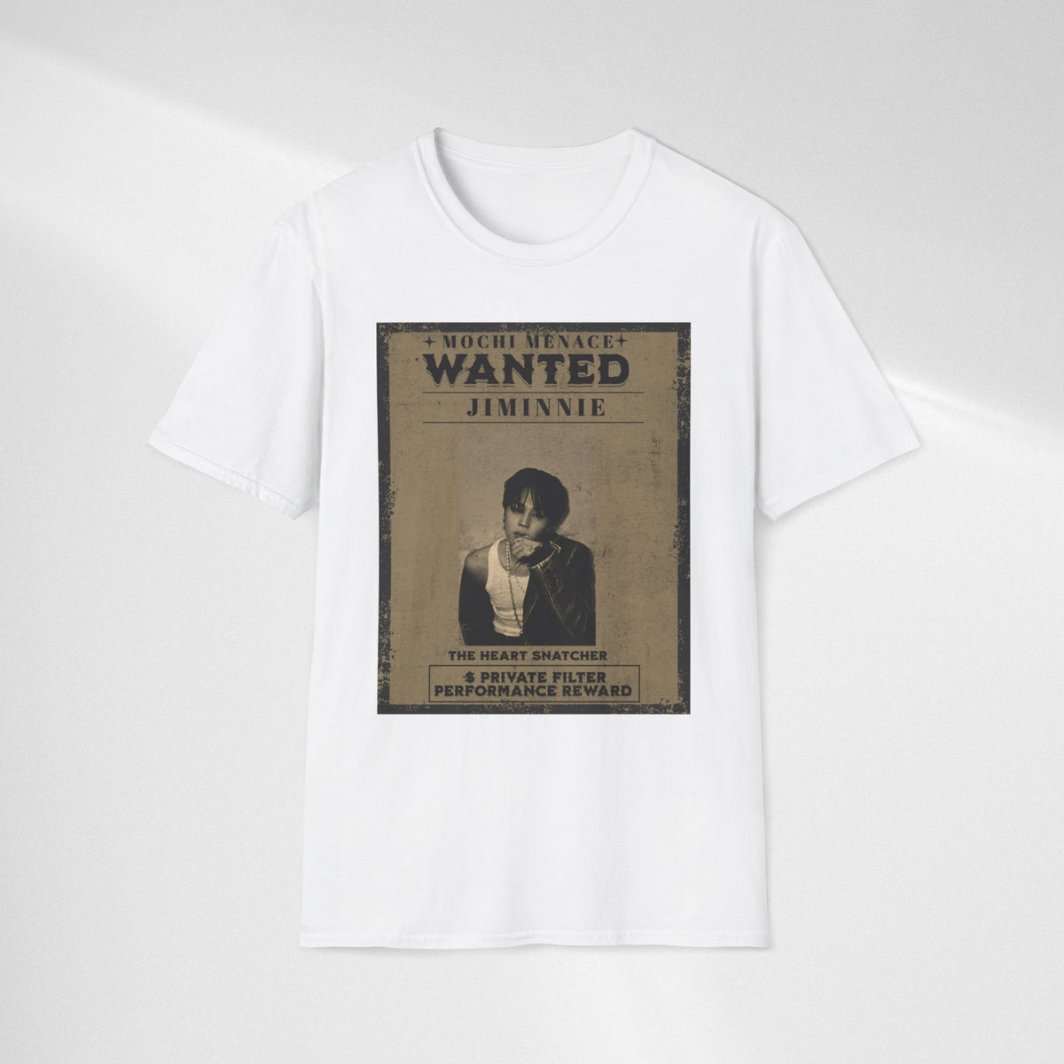 Wanted 'Jimmie' Graphic T‑Shirt — Mochi Menace Vintage Poster Tee