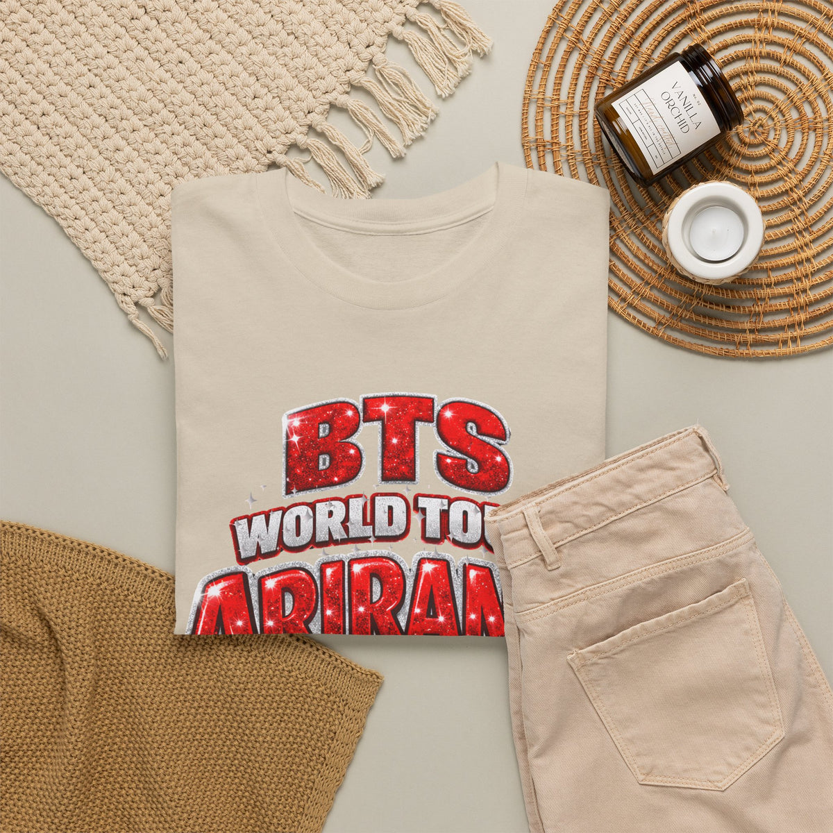 BTS World Tour 'Arirang' T-Shirt —BTS  K-Pop Concert Tee