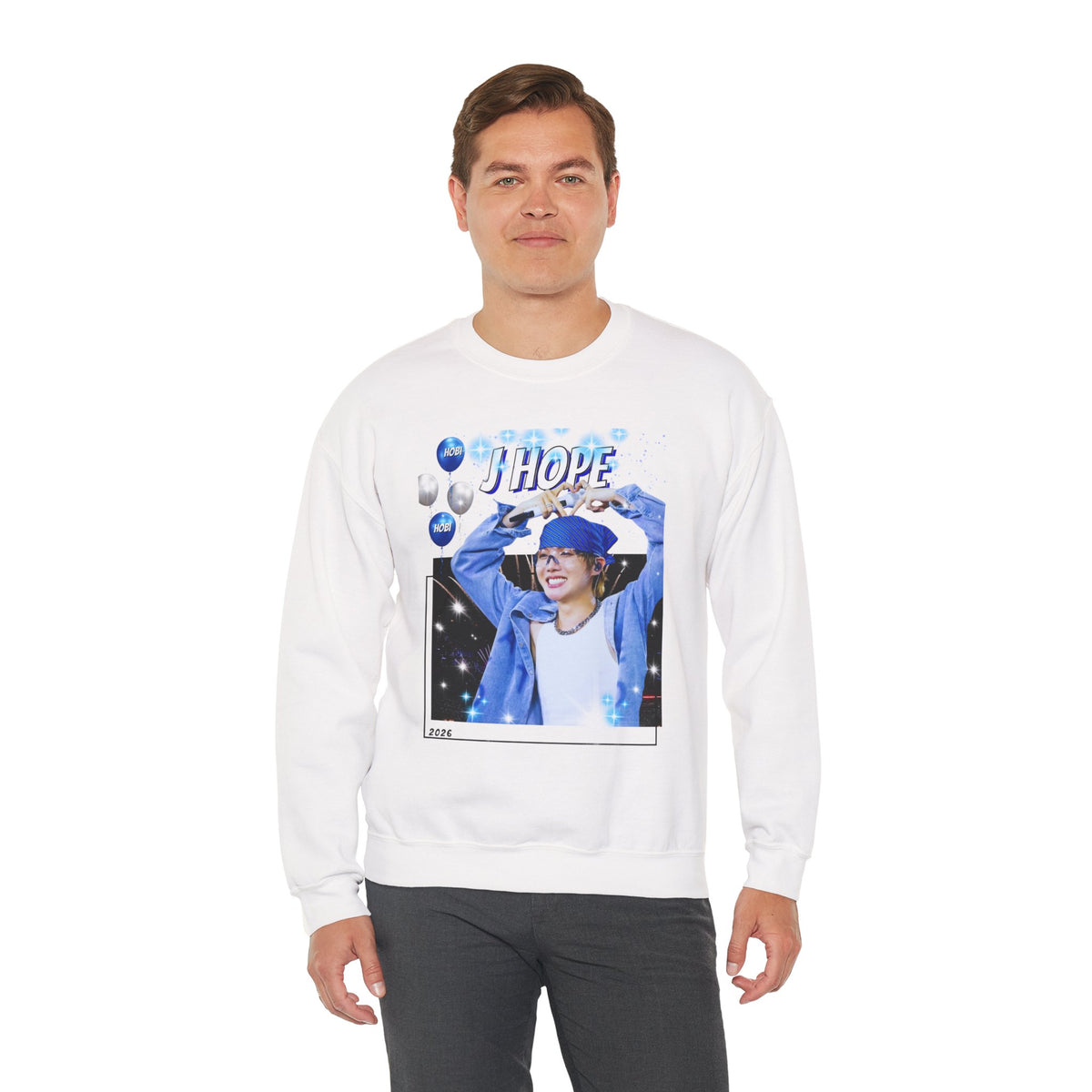 J-Hope 94 Photo Crewneck Sweatshirt — K-Pop BTS Fan Pullover