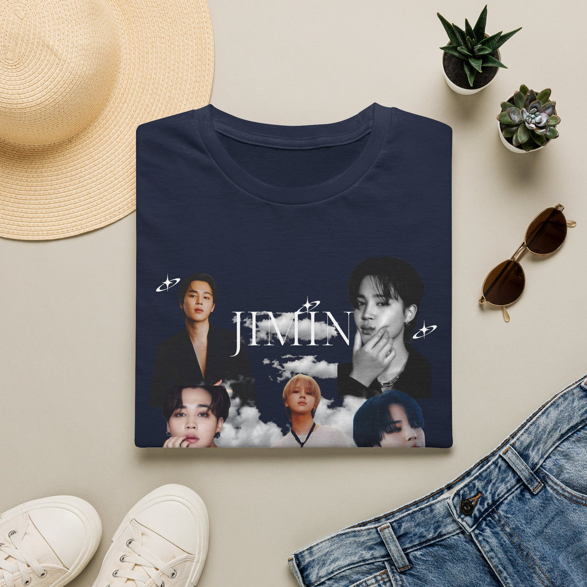 Jimin Portrait Collage T-Shirt